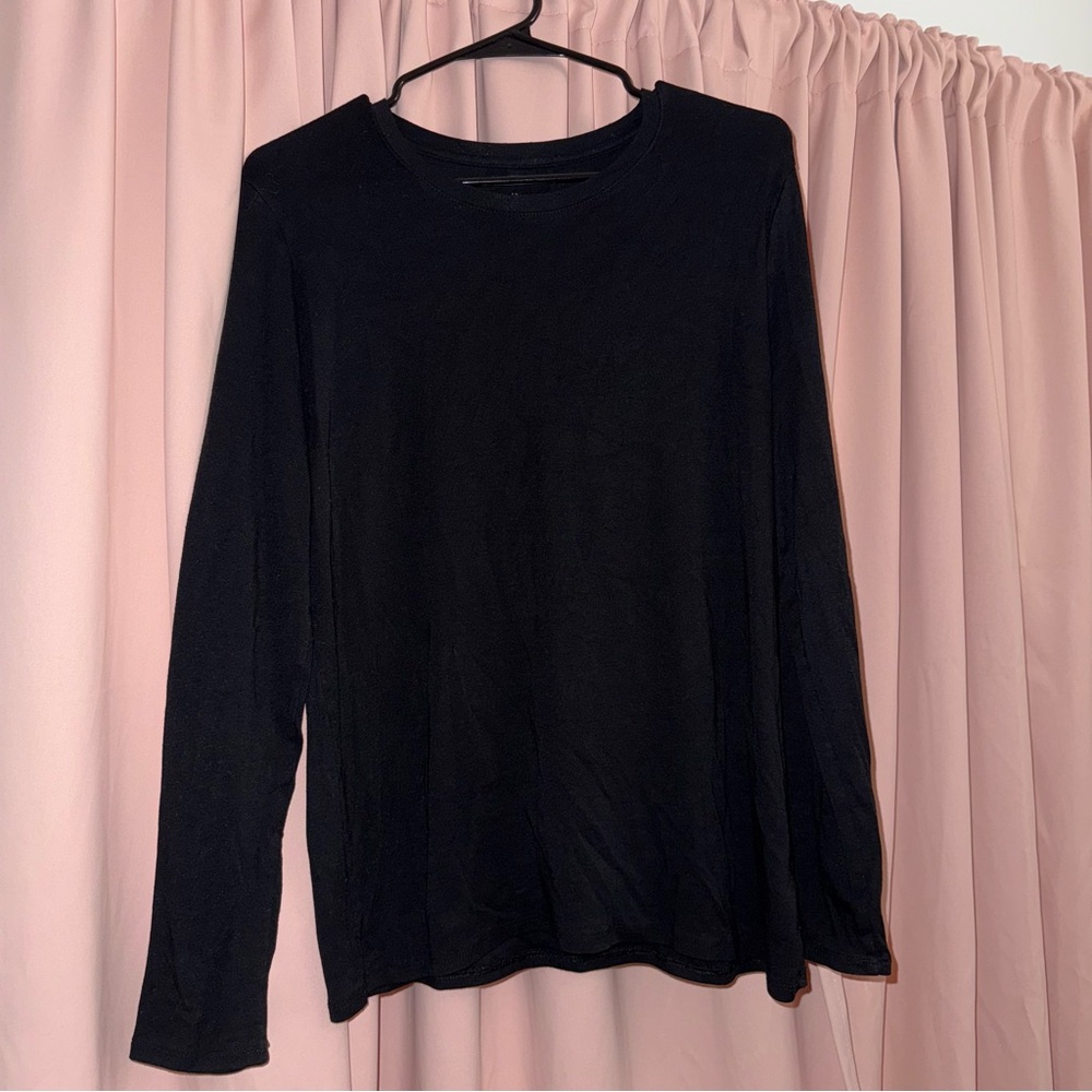 a new day Classic Black Long Sleeve Tee